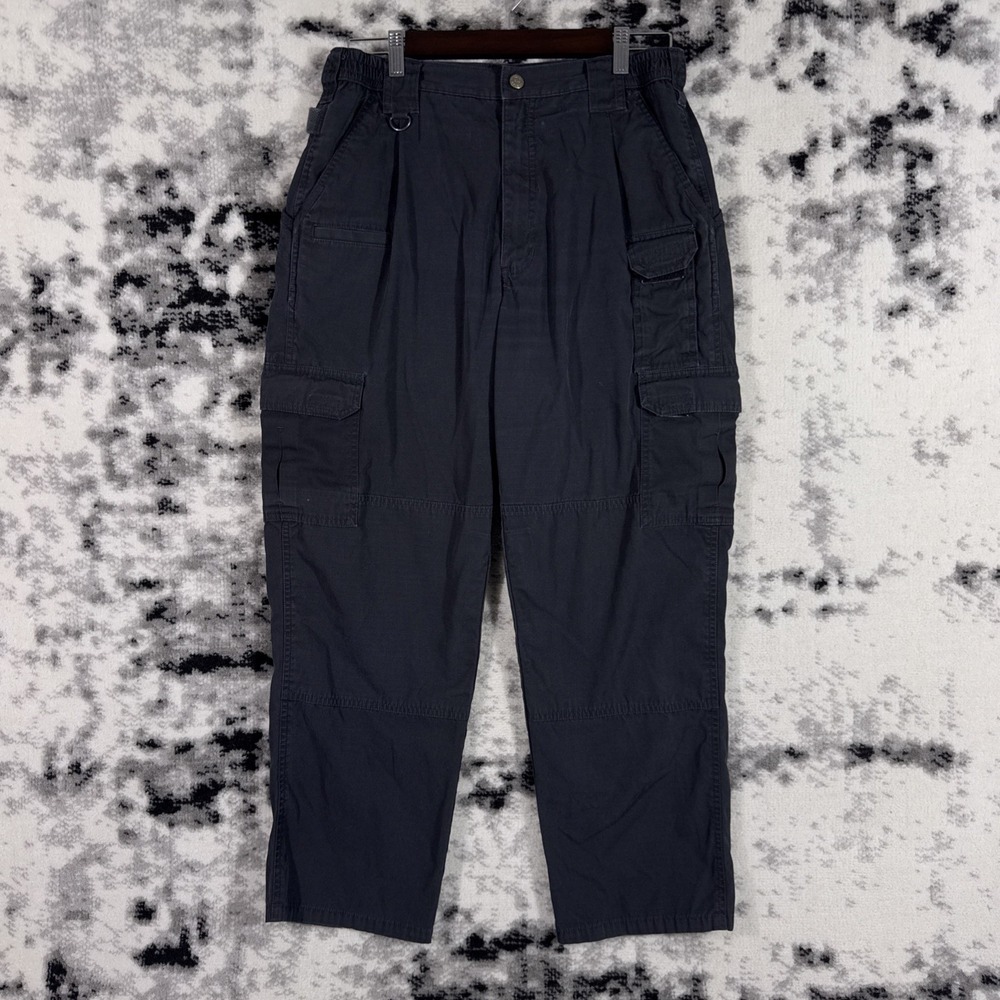 5.11 Tactical Pants Pants Mens Size 34x28 Black Taclite Ripstop‎ Cargo Duty